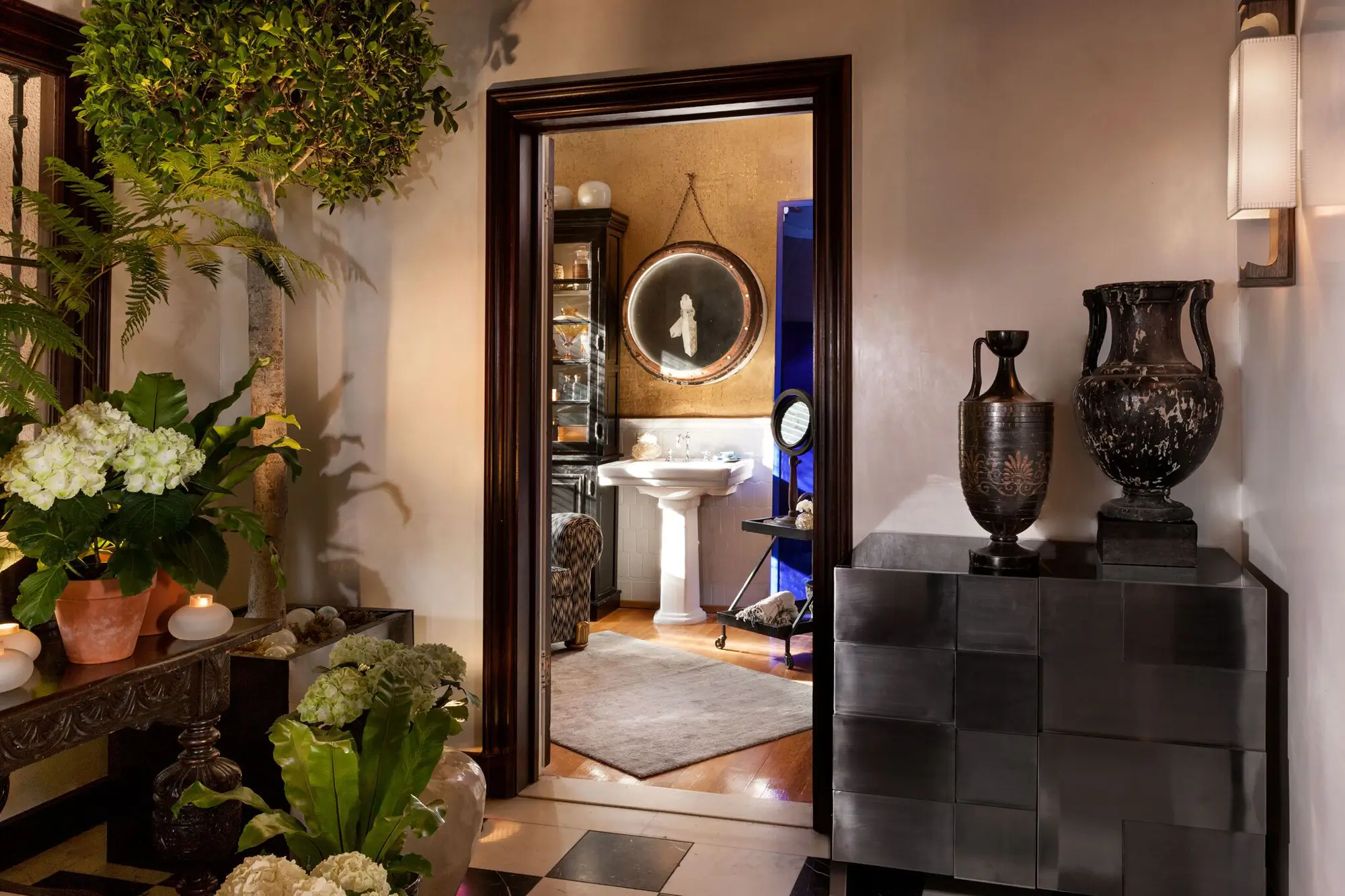 A stunning view through to the bathroom within the Wattles Showcase House