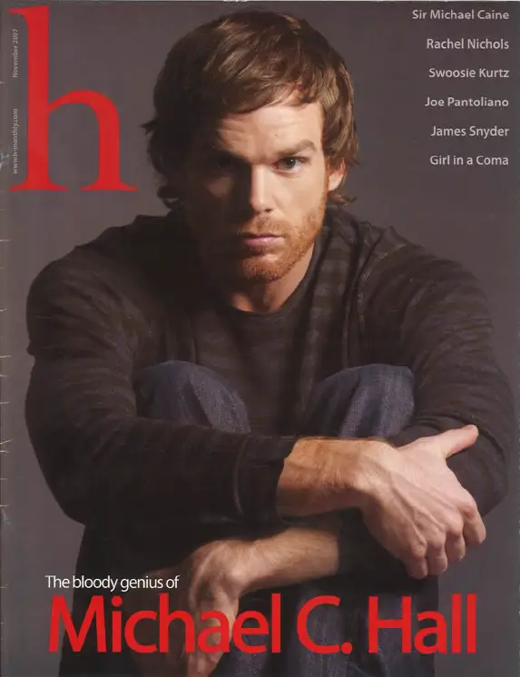 H Magazine cover featuring Michael C. Hall
