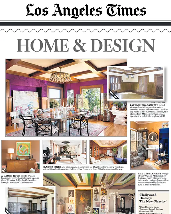 LA Times Home & Design section cover